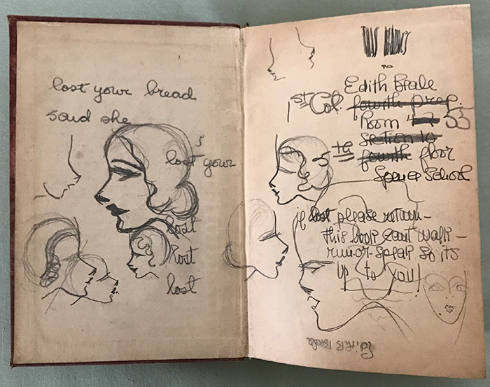 Little Edie Beale's Elementary Latin book