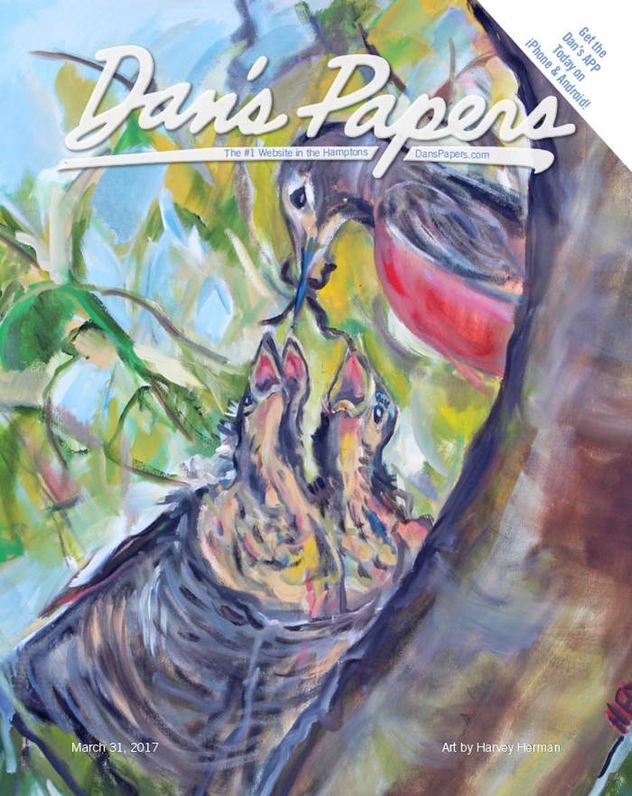 March 31, 2017 Dan's Papers cover art by Harvey Herman