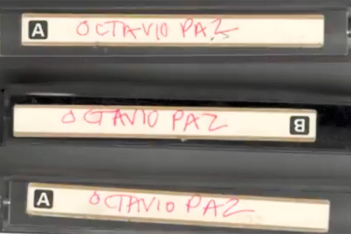 Octavio Paz tapes from Melinda Camber Porter Archive