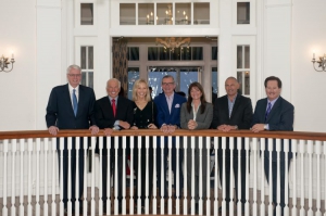 Past winners, left to right: Paul Brennan, Gary DePersia, Susan Breitenbach, Enzo Morabito, Judi Desidero, Peter Turino, Tim Davis