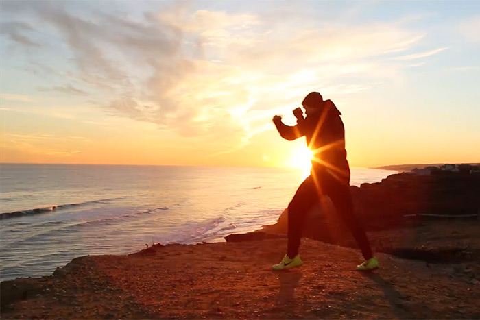 Screengrab of Robby Plotkin in "Fighting Is Me"