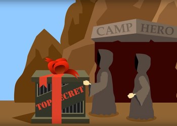 Montauk Project and Camp Hero animation from Tom Bogdan's 
