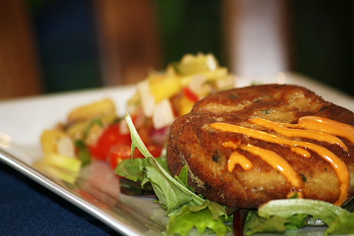 Crab Cake at 78 Foster in Hampton Bays