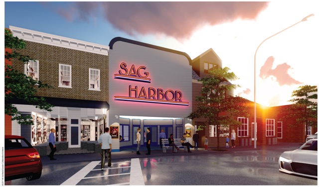 Rendering of the redone Sag Harbor Cinema