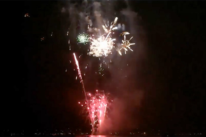 Fireworks video still for DansTube