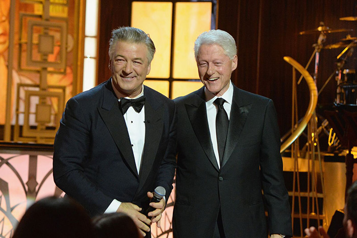 Alec Baldwin and Bill Clinton on "One Night Only"