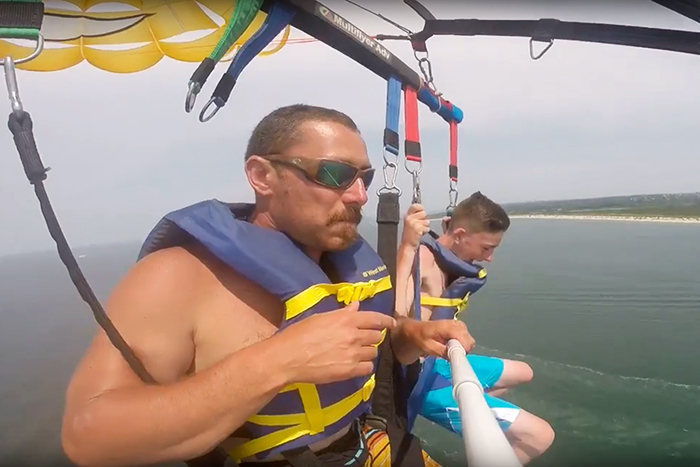 Parasailing in Montauk