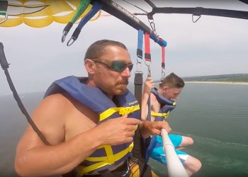Parasailing in Montauk