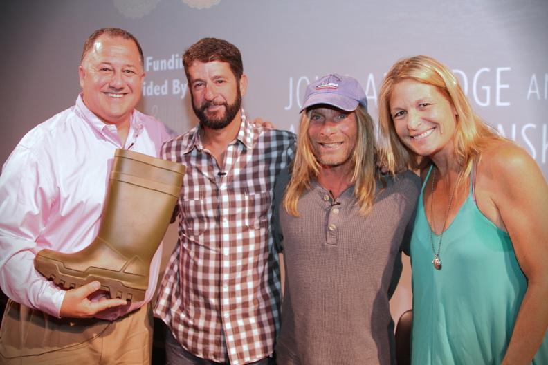 CEO and Editorial Director at Dan's Hamptons Media Eric Feil, Montauk-based authors John Aldridge and Anthony Sosinski, musical artist Nancy Atlas