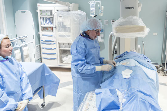 Peconic Bay Medical Center Cardiac Catheterization Lab. Photo: Jim Lennon