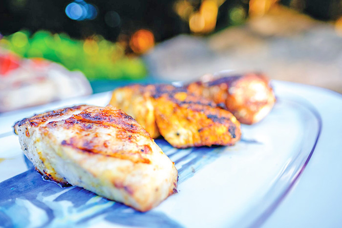 Spice-Rubbed Striped Bass from "The Fisherman's Wife" Stephanie Villani