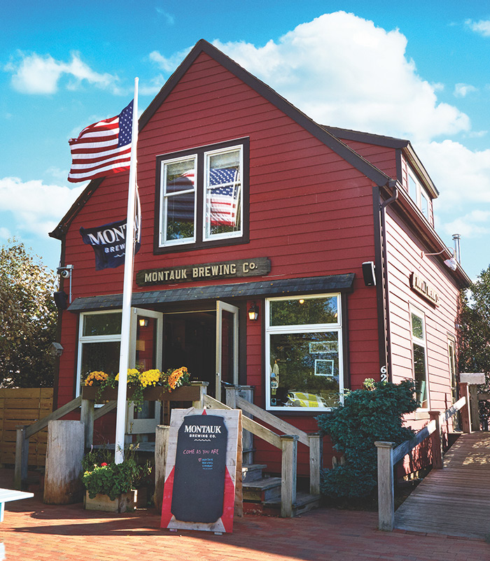Montauk Brewing Company barn