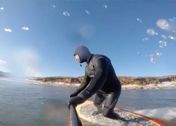 SUP surfing in Montauk