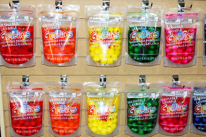 Goblies hand-thrown paintballs at Toy Fair 2018