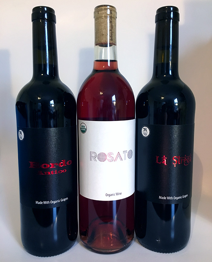 Organic wines by Anthony Nappa