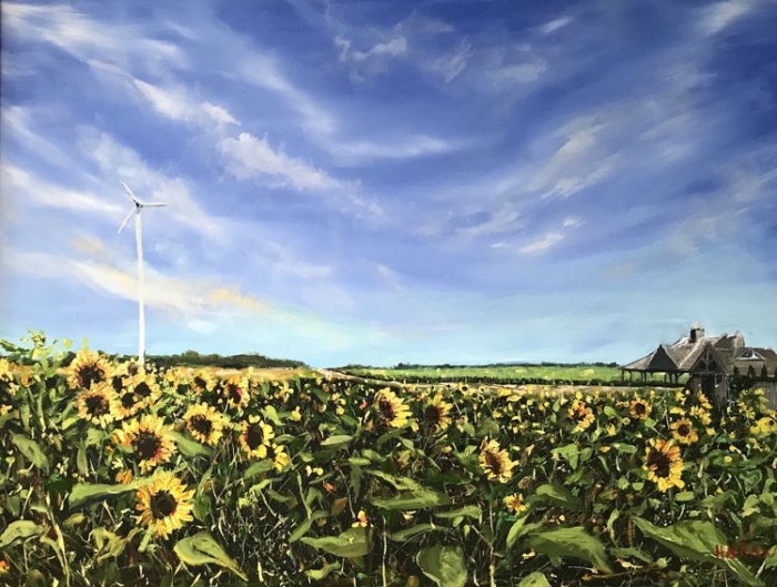 "Sunflower Afternoon, Pindar" by Isabelle Haran–Leonardi, Photo: Nova Constellatio