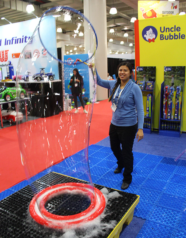 Uncle Bubble at Toy Fair 2018