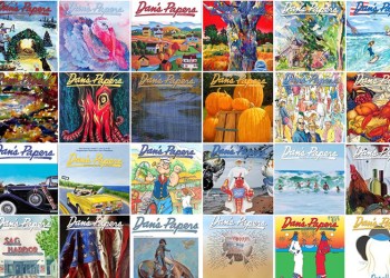 A selection of 2017 Dan's Papers cover art