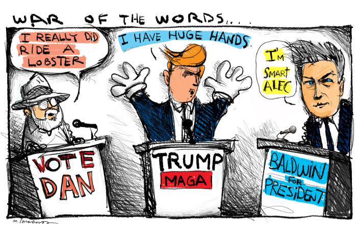 2020 election cartoon by Mickey Paraskevas