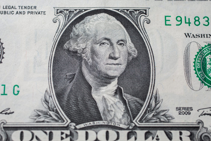 George Washington on the dollar bill, President's Day, Photo: Yauheni Hastsiukhin/123RF