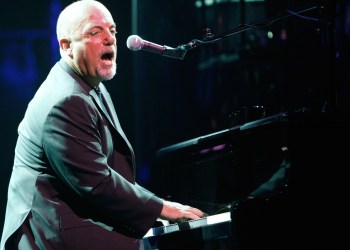 Billy Joel on an ivory-free piano.