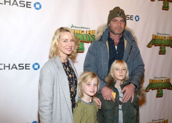 Naomi Watts, Samuel Kai Schreiber, Alexander Pete Schreiber, Liev Schreiber.