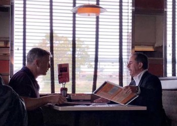 Alec Baldwin and Jerry Seinfeld at Massapequa Diner