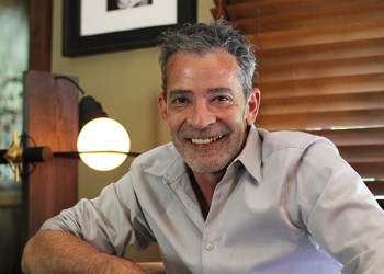 Lighting designer Art Donovan at home in Southampton