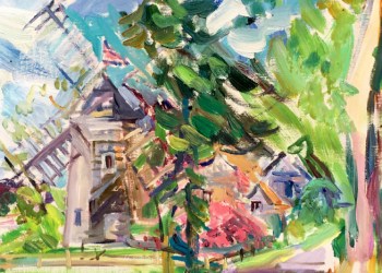 August 11, 2017 Dan's Papers cover art (detail) by Sonia Grineva