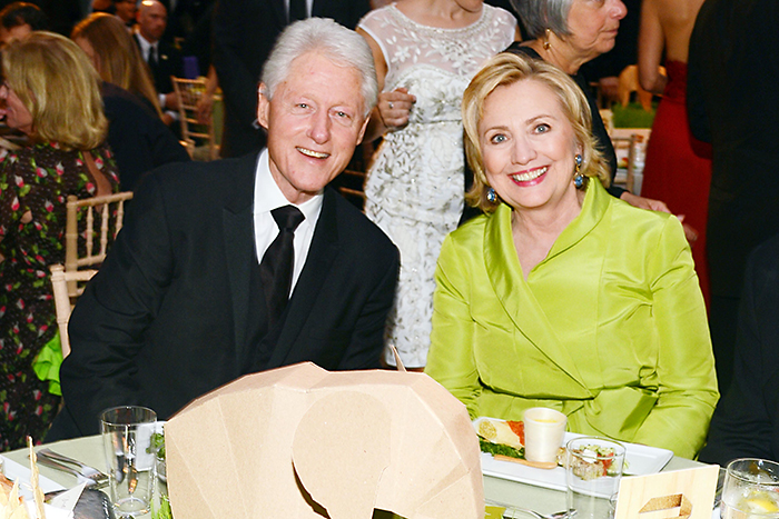 Bill and Hillary Clinton in 2014