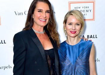 Brooke Shields with Naomi Watts