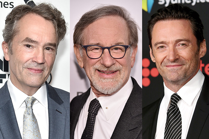Carter Burwell, Steven Spielberg and Hugh Jackman