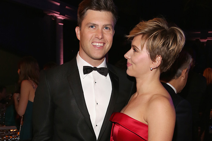 Colin Jost and Scarlett Johansson attended the American Museum of Natural History Gala together