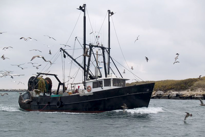 Commercial fishing boat