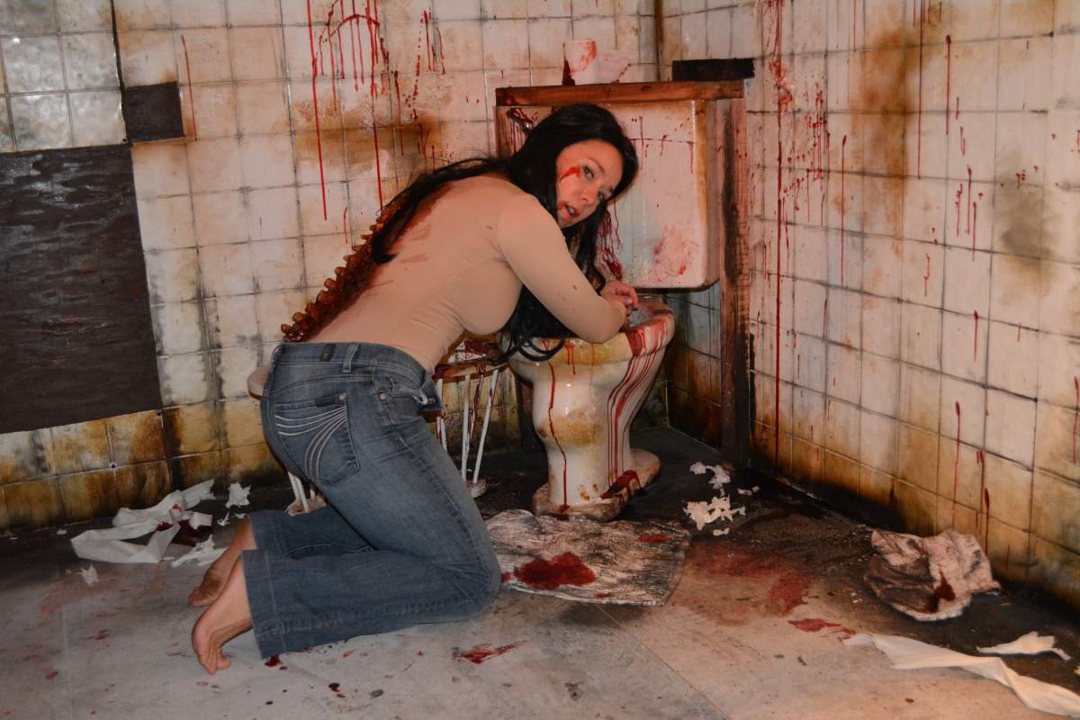 Inside the Southampton Arts Center Spooktacular Haunted House