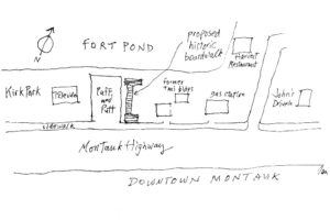 Dan's plan for a historic boardwalk in Montauk