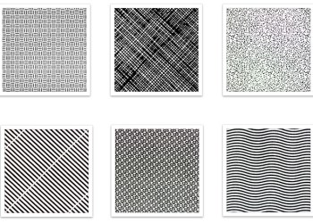 Six pieces of Envelope Art by Daniel Gonzalez 