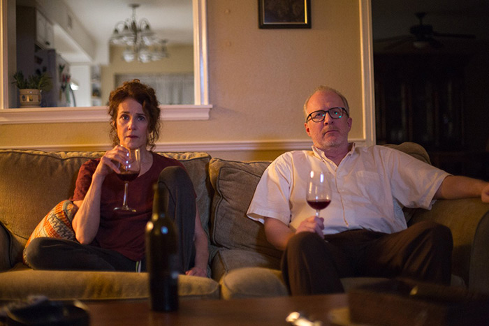 Debra Winger and Tracy Letts in "The Lovers"