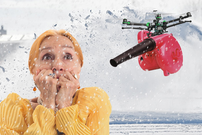 Drone snow blowers are coming...