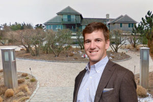 Eli Manning bought a home on Dune Road in Quogue