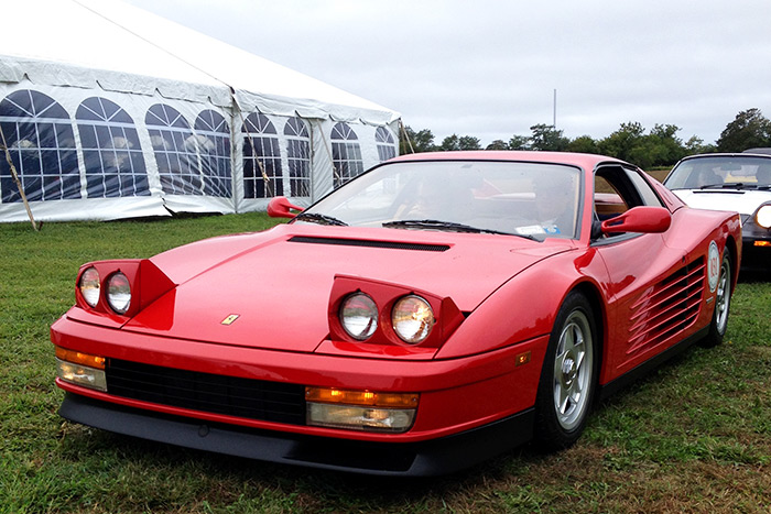 1987 Ferrari Testarossa at the 2016 Bridgehampton Road Rally