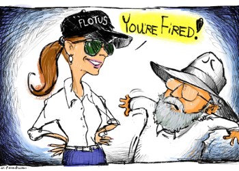 First ladies cartoon by Mickey Paraskevas