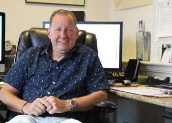 Frank Dalene in his Telemark office