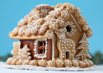 Build a gingerbread house at Guild Hall