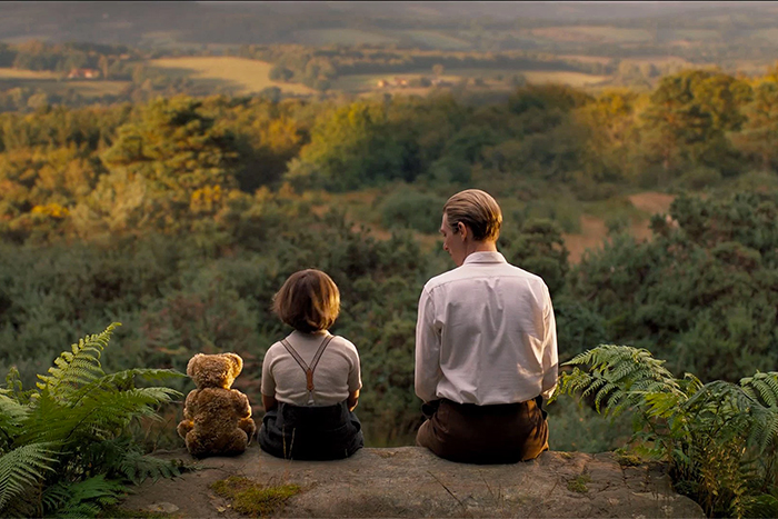 Will Tilston and Domhnall Gleeson in "Goodbye Christopher Robin," showing at HIFF 2017