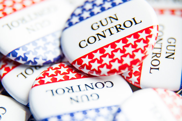 Gun control buttons