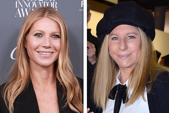 Gwyneth Paltrow and Barbra Streisand