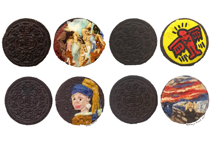 Harley Langberg creates art masterworks on Oreos