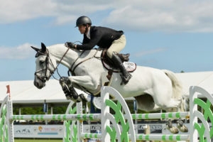 Shane Sweetnam wins the $10,000 Palm Beach Masters Open Jumper class at the Hampton Classic Wednesday