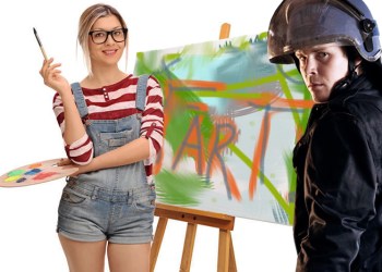 Is it art? Police get to decide